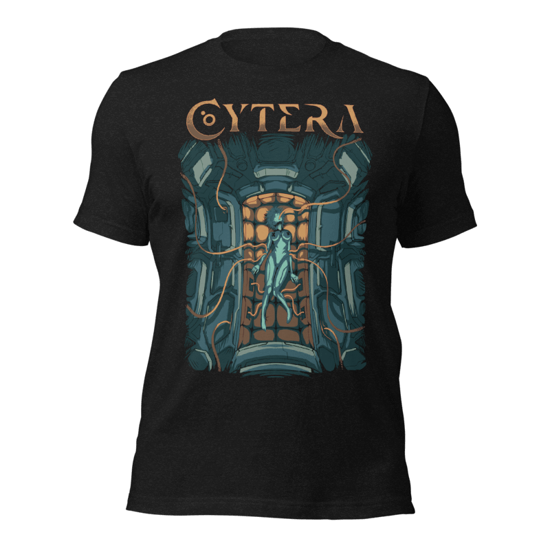 Crave T Shirt - Gold/Blue - Cytera Store