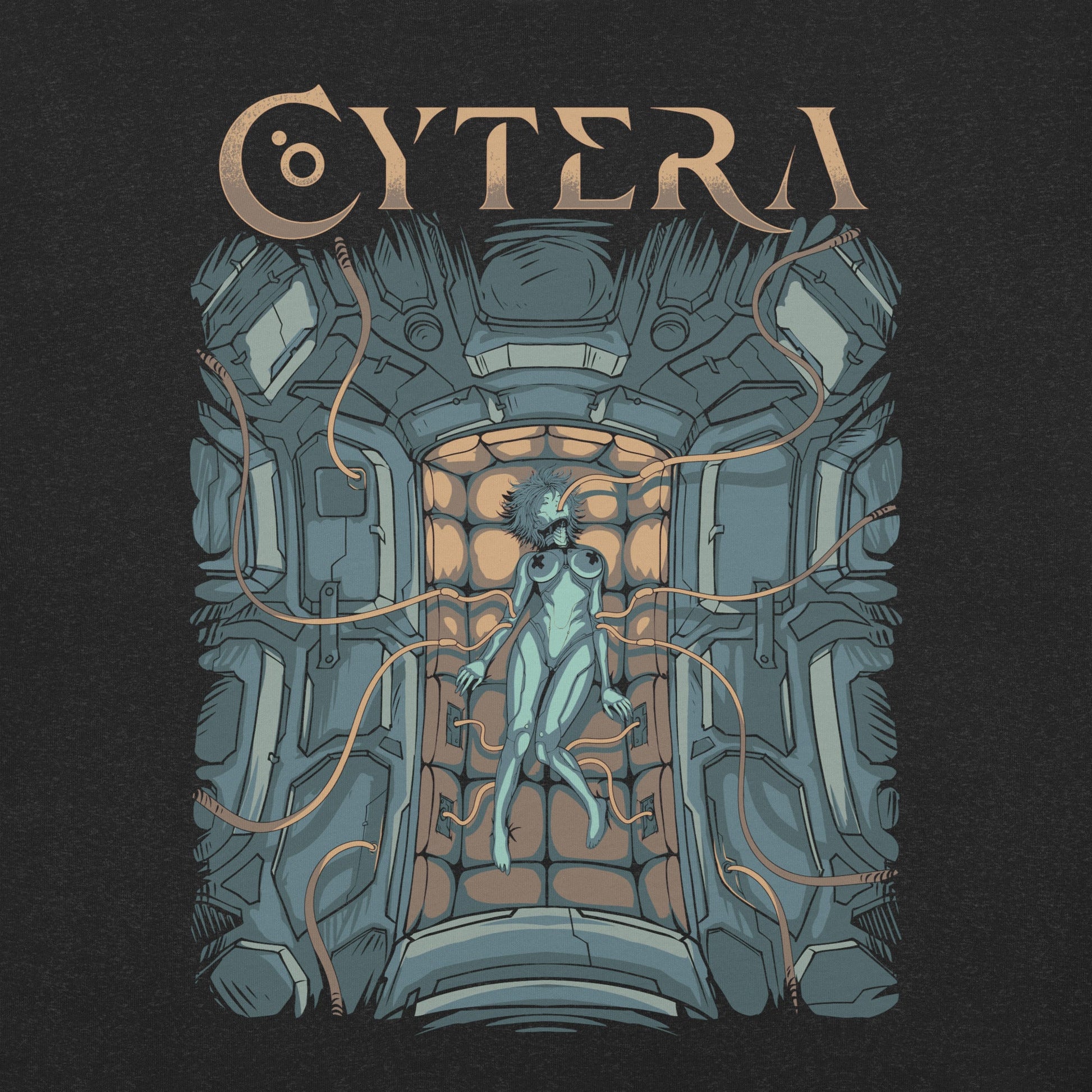 Crave T Shirt - Gold/Blue - Cytera Store